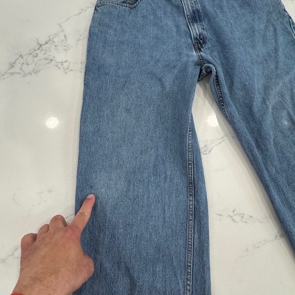 Vintage Levi's Mens 550 Relaxed Fit Jeans‎ 40x34 Light Wash Denim Classic Y2K - Picture 9 of 11